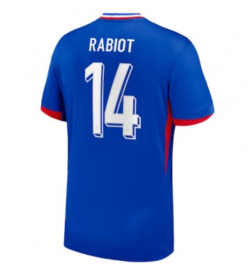 Frankrig Adrien Rabiot #14 Hjemmebanetrøje EM 2024 Kort ærmer